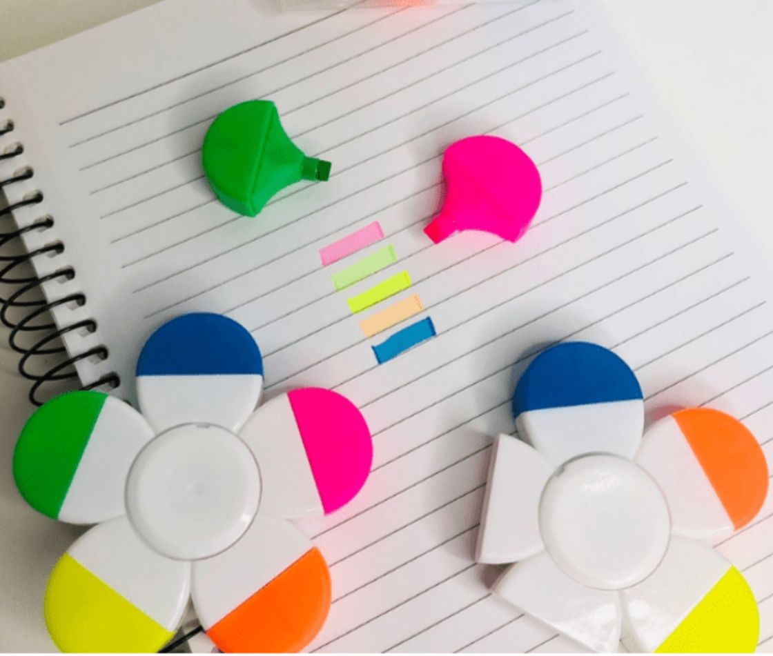 Текстовыделитель Спиннер цветочек 5цв арт.MD-159 Текстовыделитель Спиннер цветочек 5цв арт.MD-159