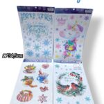 Наклейка новогодняя многоразовая 20*34,5см 700тг