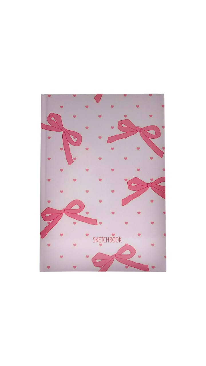 Скетчбук Qazaq Бренд в твердом переплете Бантики арт.tr320 Скетчбук Qazaq Бренд в твердом переплете Бантики арт.tr320