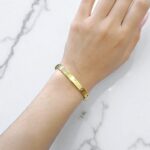 Браслет титан Rolex 6мм арт.tr1994 золото