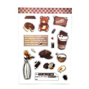 Наклейки Эстетика на листе А6 арт.tr398