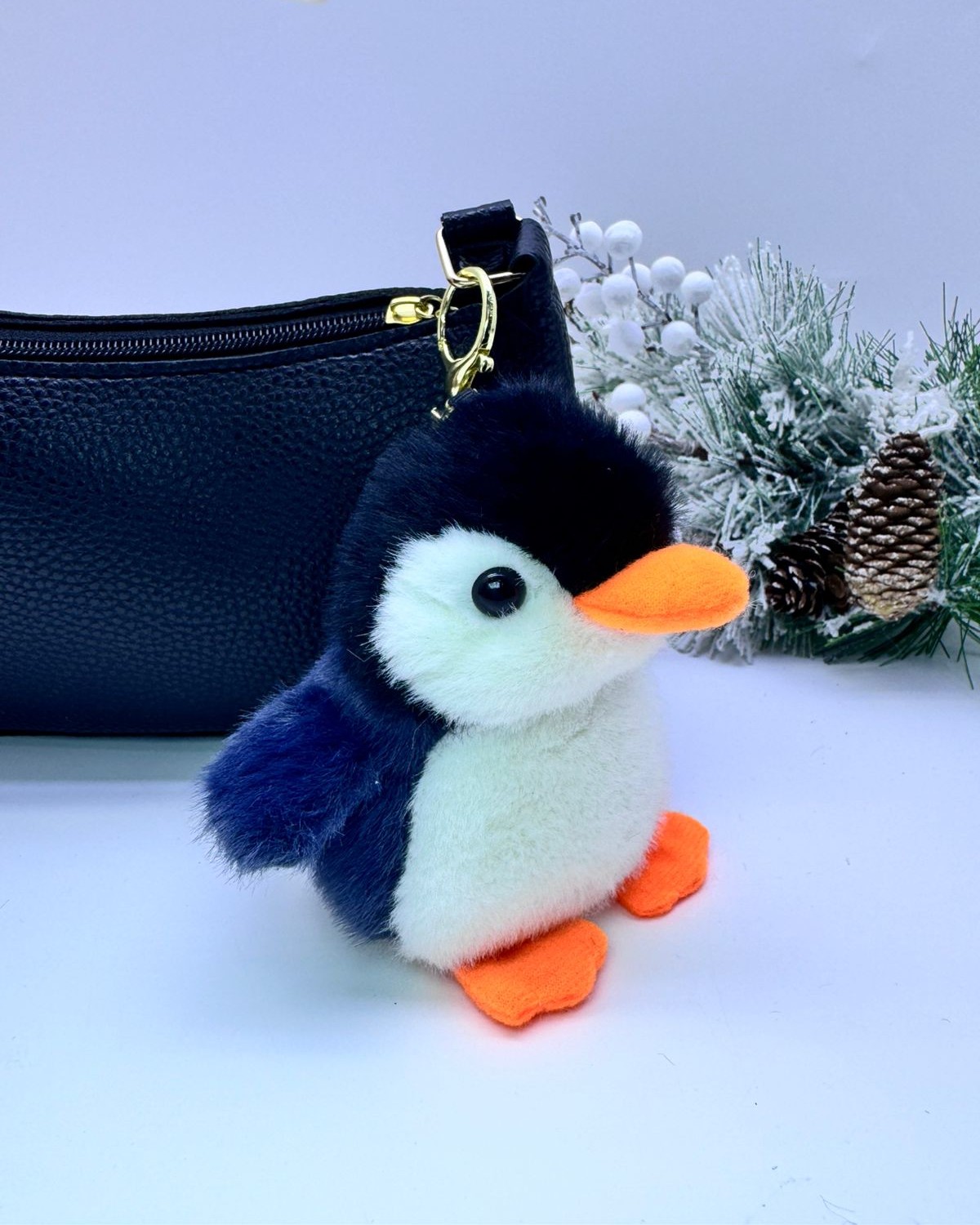 Брелок мягкий Пингвин арт.tr2750 сине-белый Брелок мягкий Пингвин арт.tr2750 сине-белый