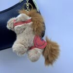 Брелок мягкий Лошадка с седлом арт.tr2765 бежевая