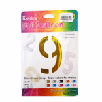 Шар фольга цифра 9 32д арт.tr1255 золотая