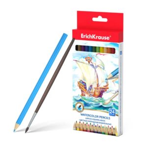 Акварельные цветные карандаши ErichKrause 24цв арт.50534