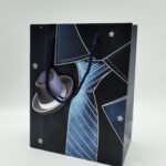Пакет подарочный с галстуком 3d 18*10*23см арт.wb-0751-2s