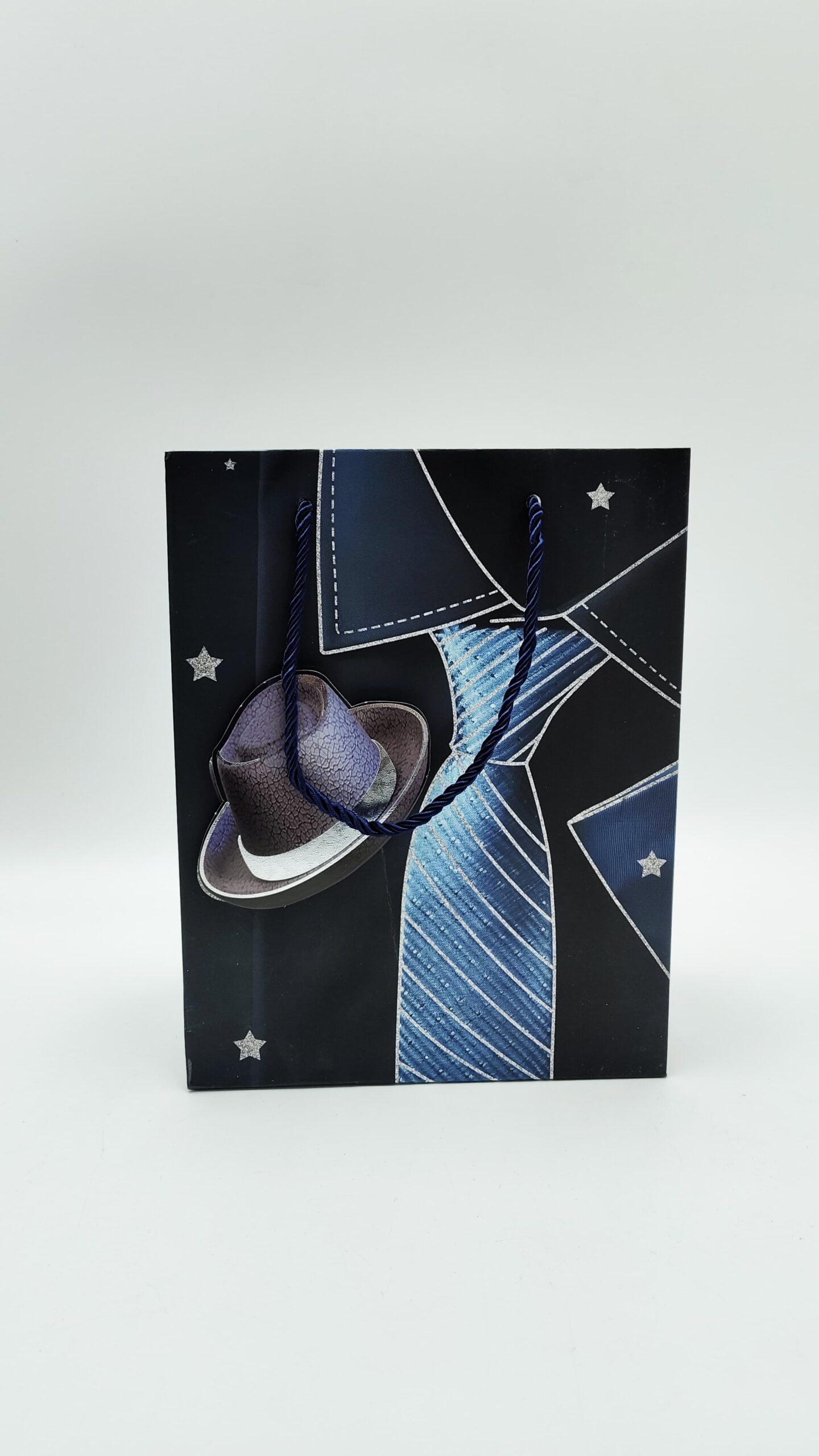 Пакет подарочный с галстуком 3d 18*10*23см арт.wb-0751-2s Пакет подарочный с галстуком 3d 18*10*23см арт.wb-0751-2s