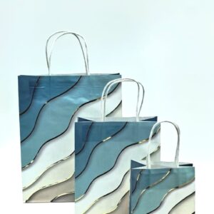 Пакет подарочный Мрамор цветной 18*23*10cм арт.yxlp-m-839d