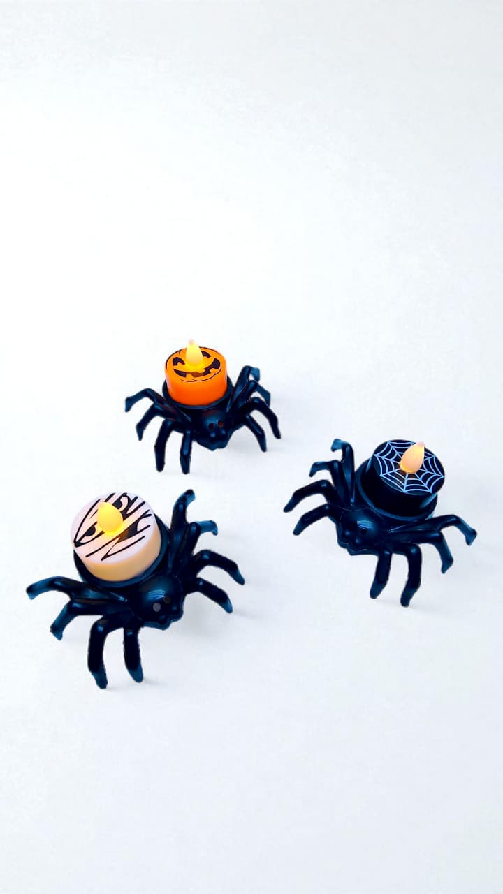 Свеча электронная Паук 9см арт.tr3014 ассорти Свеча электронная Паук 9см арт.tr3014 ассорти