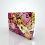 Коробка подарочная Пион+белое дно 25*17.5*9см 900тг