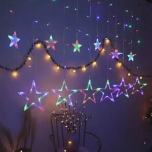Гирлянда новогодняя Звезда 3м разноцветная 5000тг