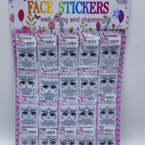 Стразы на лицо арт.tr2868 ассорти 150тг