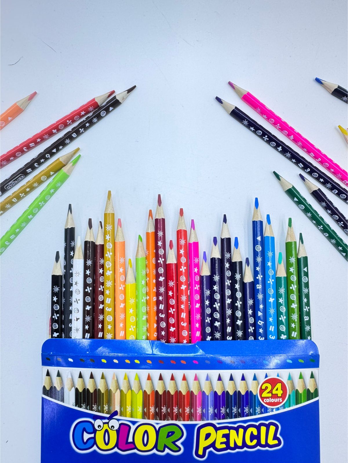 Карандаши цветные KEYROAD 24цв арт.tr1567 Карандаши цветные KEYROAD 24цв арт.tr1567