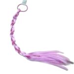 Косичка на резинке с жемчугом арт.tr1587 розовая