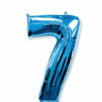 Шар фольга цифра 7 32д арт.tr1328 синяя