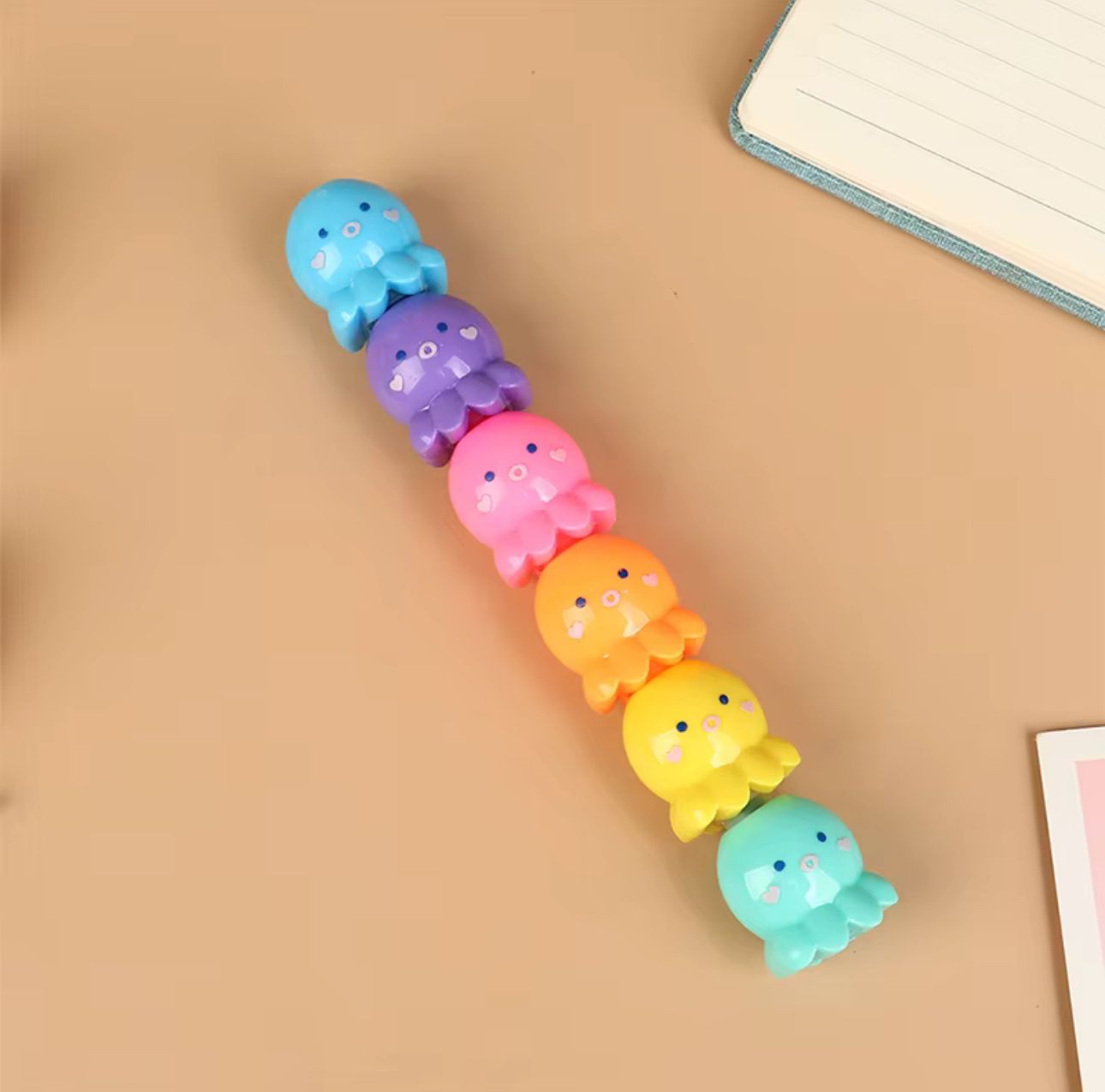 Текстовыделители Осьминоги 5цв арт.MD-77B Текстовыделители Осьминоги 5цв арт.MD-77B