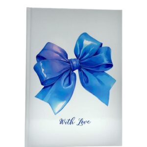 Блокнот Qazaq Бренд A5 арт.tr1658 бант голубой