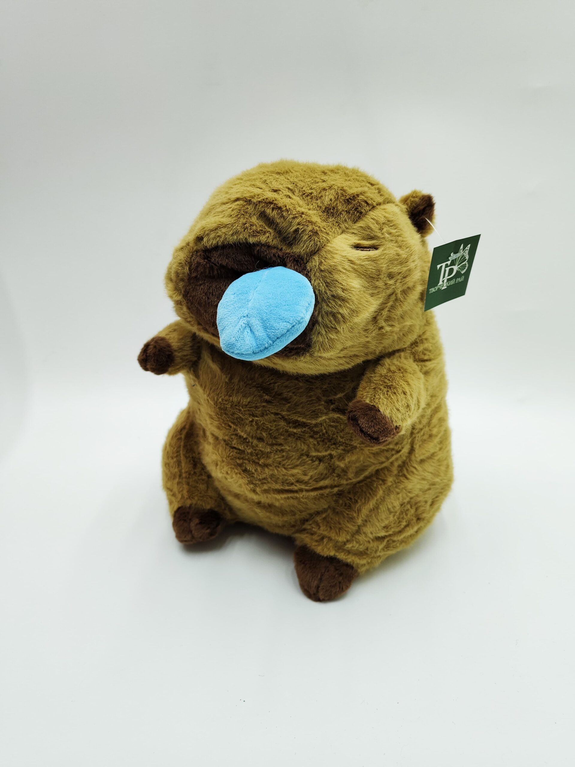 Мягкая игрушка Капибара 30см арт.m14 с соплей Мягкая игрушка Капибара 30см арт.m14 с соплей