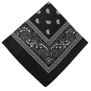 Бандана платок арт.tr431 черный 500тг