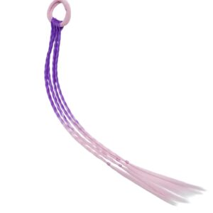 Косички на резинке 4шт арт.tr1628 фиолетовый,розовый