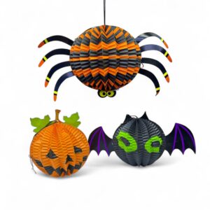 Бумажный фонарик Хэллоуин уп 3шт арт.tr3083