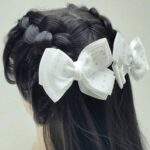 Бантики на заколке уп 2шт арт.tr2346 белые