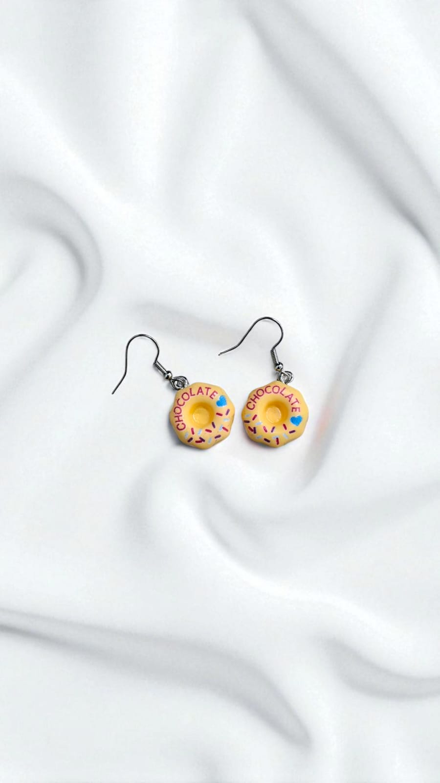 Серьги Пончики арт.tr2203 оранжевые Серьги Пончики арт.tr2203 оранжевые