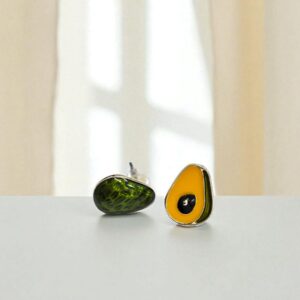 Серьги гвоздики Авокадо арт.tr2004