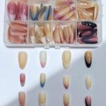 Ногти накладные френч в контейнере арт.tr2244 ассорти