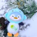 Брелок мягкий Пингвин арт.tr2754 в мятном капюшоне