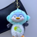 Брелок мягкий Пингвин арт.tr2754 в мятном капюшоне