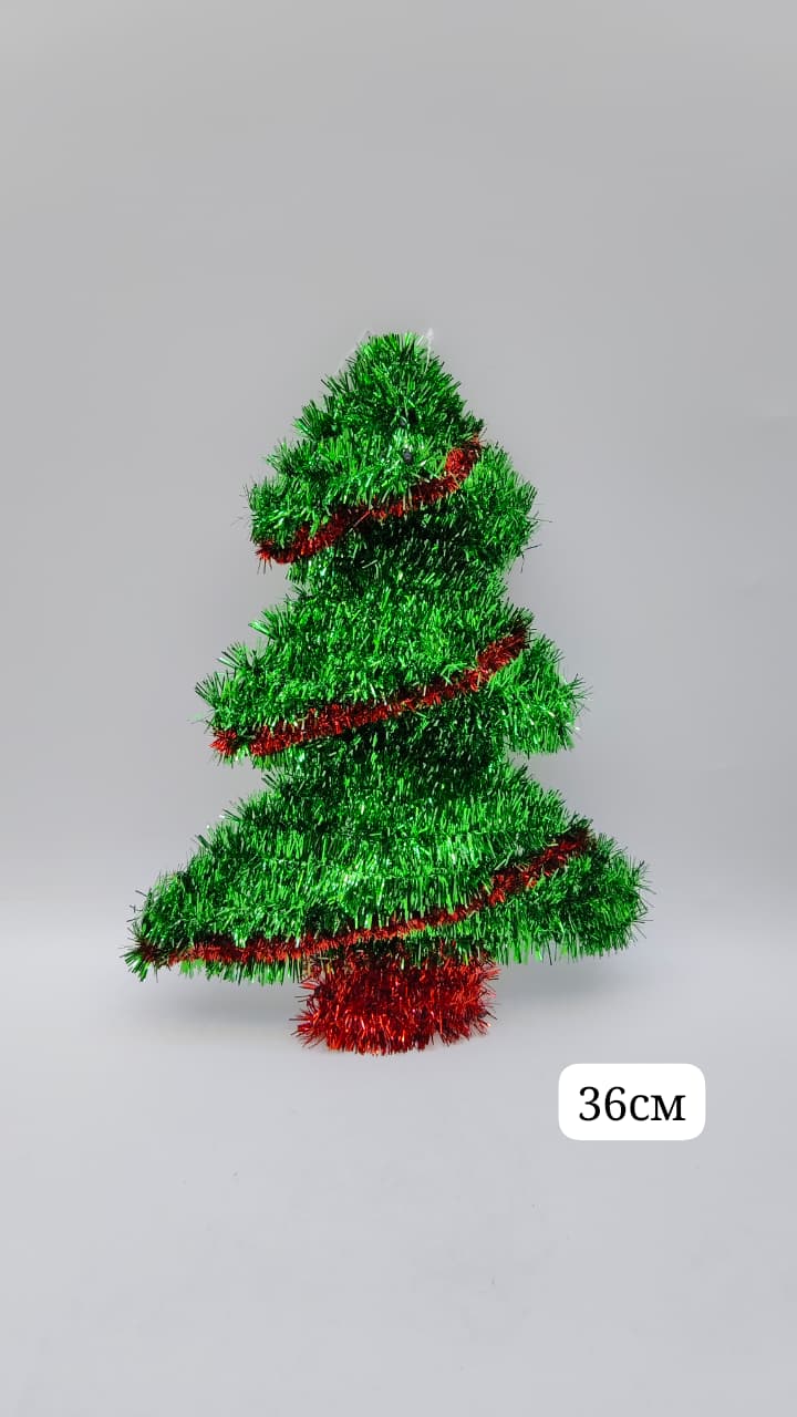 Декор новогодний Елка с мишурой арт.6394-9 1000тг Декор новогодний Елка с мишурой арт.6394-9 1000тг