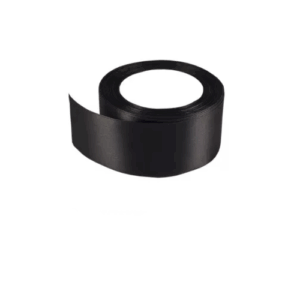 Лента атлас 5см бобина 20ярдов арт.tr675 черная