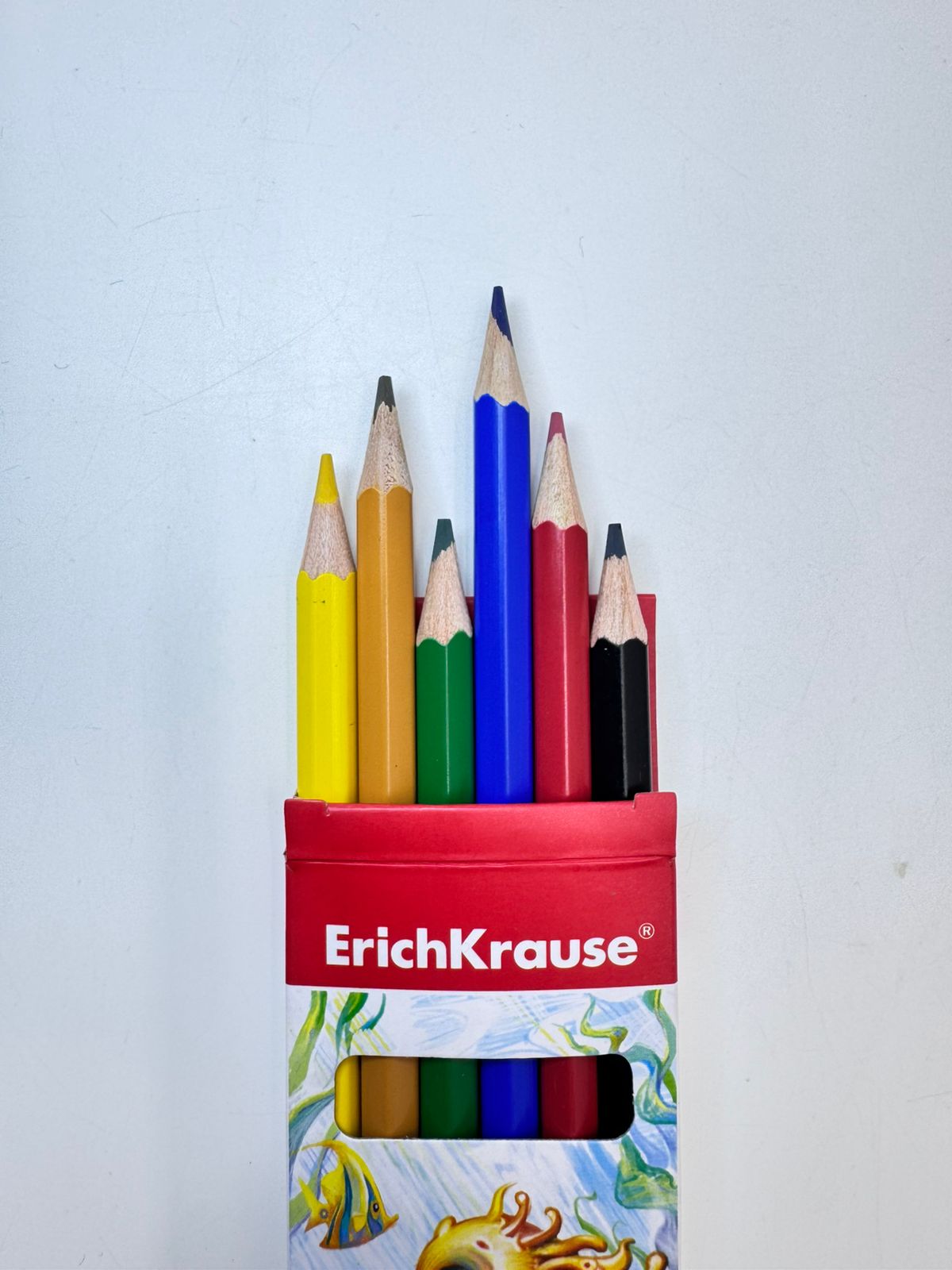 Цветные карандаши ErichKrause 6цв арт.49881 Цветные карандаши ErichKrause 6цв арт.49881