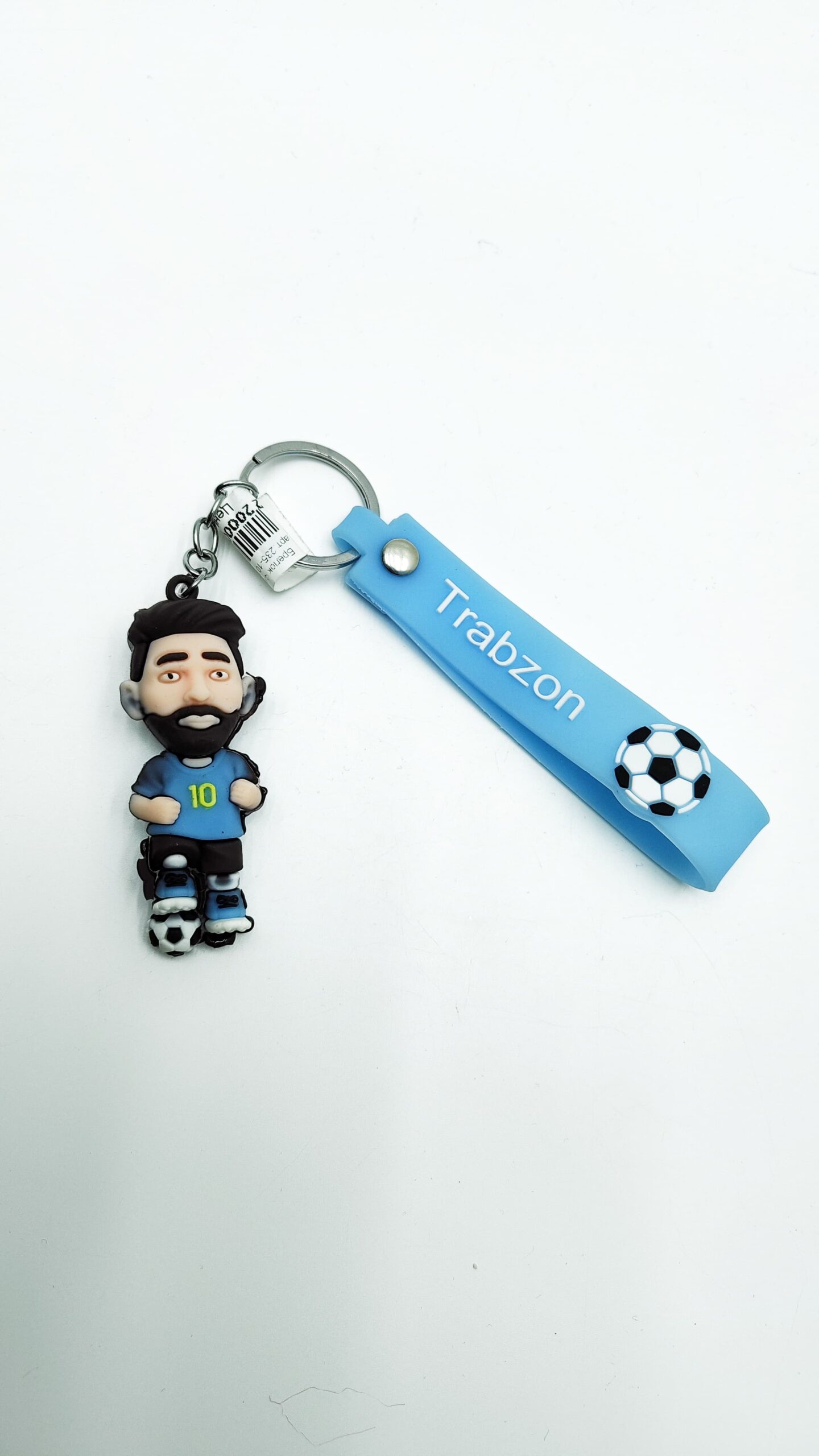Брелок Футболист 7см арт.235-10 Месси голубой Брелок Футболист 7см арт.235-10 Месси голубой