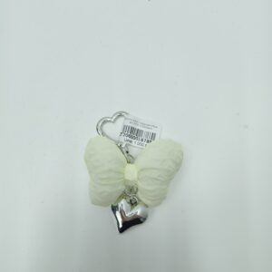 Брелок Бант с сердцем 6*8см арт.5975-16 бежевый