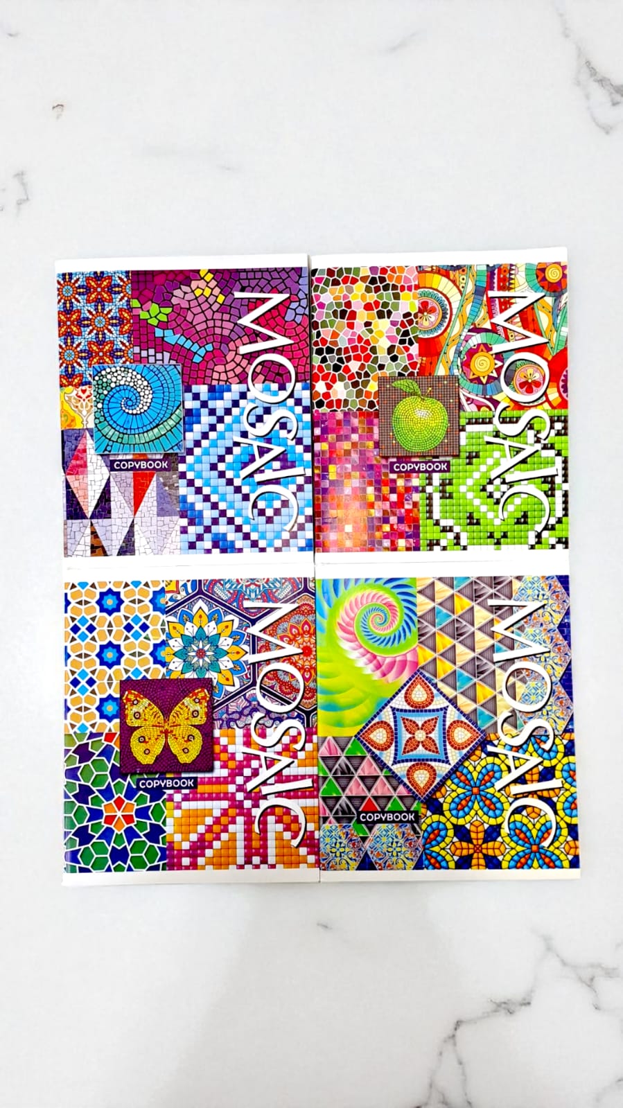 Тетрадь общая Вектор серия:Mosaic в клетку 96л ассорти Тетрадь общая Вектор серия:Mosaic в клетку 96л ассорти