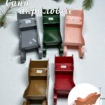 Сани акриловые новогодний декор 1500тг