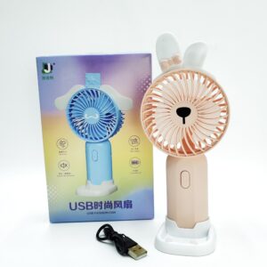 Вентилятор Mini Fan арт.677-59 розовый зайка