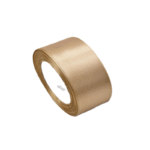 Лента атлас 5см бобина 20ярдов арт.tr690 светло-желтый песок