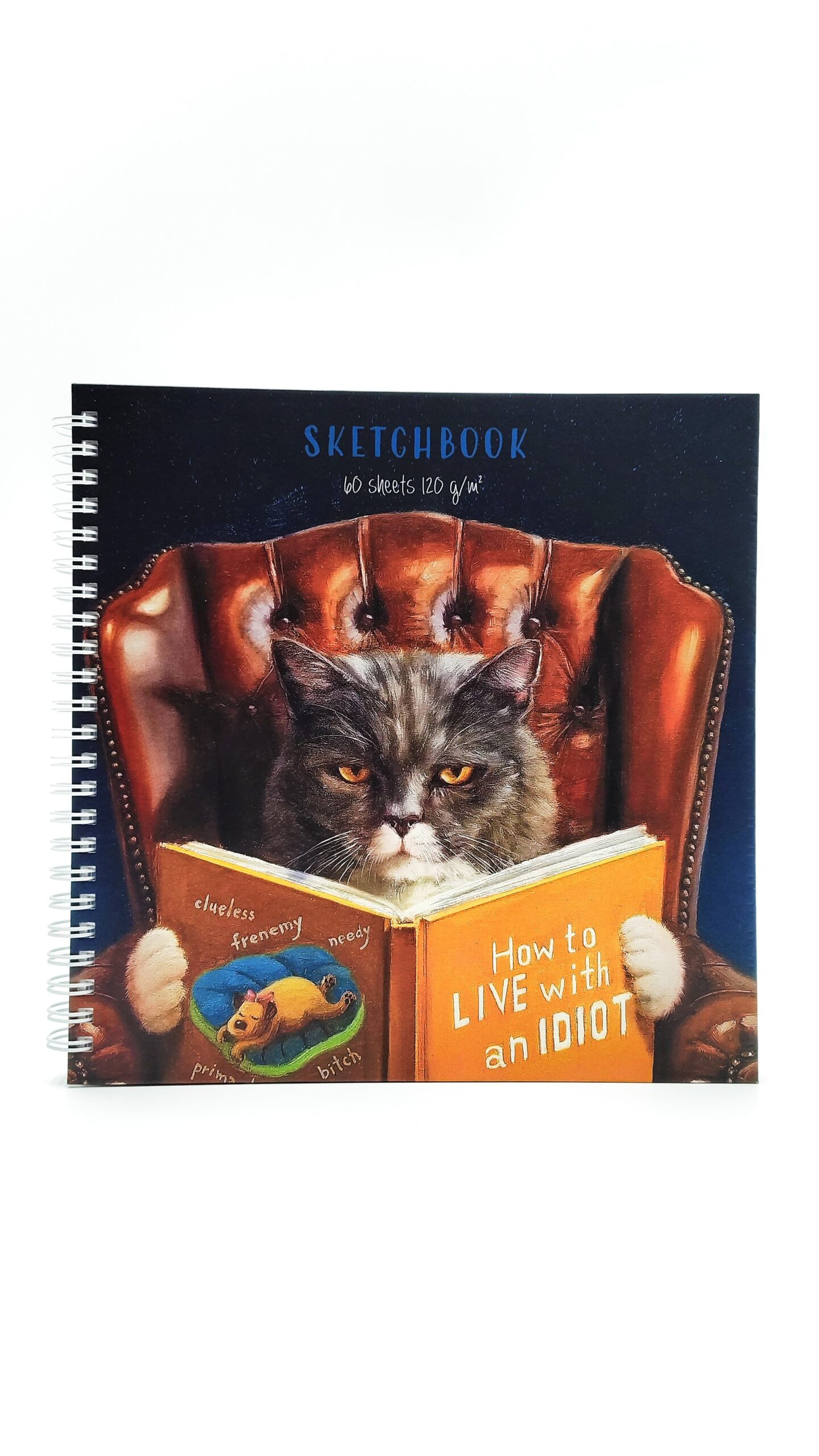 Скетчбук 20*20см на спирали Котик 60л 120г арт.27940 Скетчбук 20*20см на спирали Котик 60л 120г арт.27940