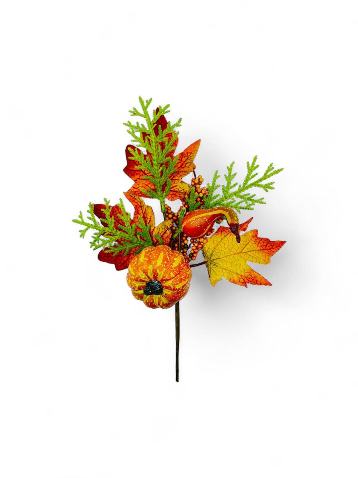 Ветка осень с тыквой арт.tr2496 оранжевая Ветка осень с тыквой арт.tr2496 оранжевая