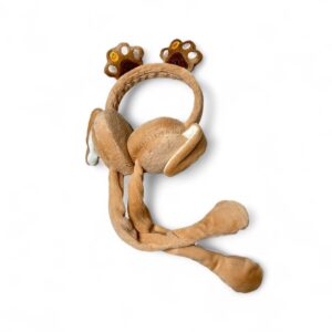 Наушники меховые с поднимающимися ушками Капибара арт.tr3185 светло-коричневые