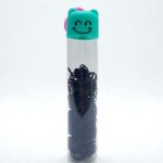 Резинки силиконовые в тубусе с бирюзовой крышечкой арт.tr2213 черные