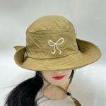 Панама с бантиком арт.tr342 темно-бежевая