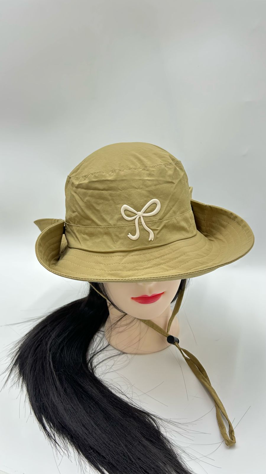 Панама с бантиком арт.tr342 темно-бежевая Панама с бантиком арт.tr342 темно-бежевая