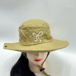 Панама с бантиком арт.tr342 темно-бежевая