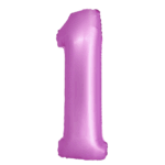 Шар фольга цифра 1 32д арт.tr1283 лиловая
