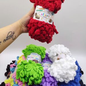 Пряжа Puffy ассорти 1500тг