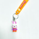 Брелок Зайка 6см арт.B19 оранжевый